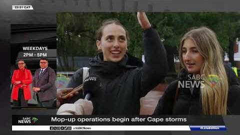 Mop-up operations begin after Cape storms