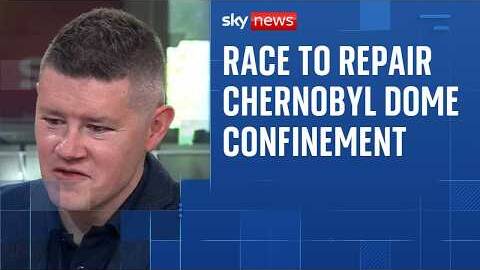 The race to repair Chernobyl's steel confinement dome