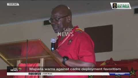 SACP's Solly Mapaila warns against cadre deployment favoritism