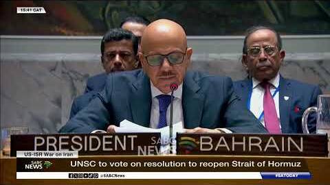 US-ISR War on Iran  | UNSC to vote on resolution to reopen Strait of Hormuz