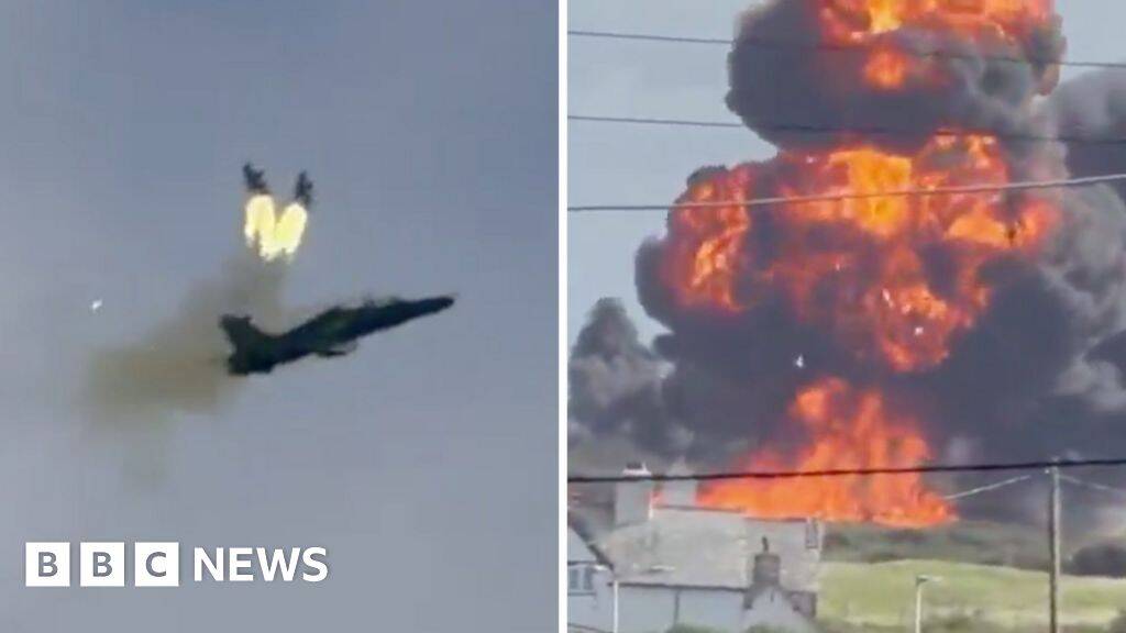 What video footage tells us about RAF training jet crash