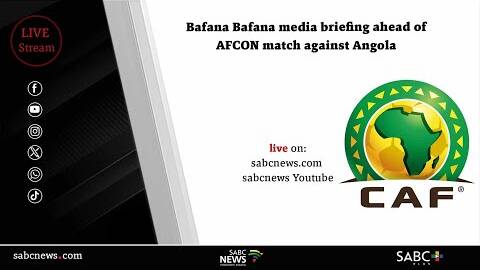 Bafana Bafana Coach Hugo Broos and Captain Ronwen Williams brief the media ahead of AFCON