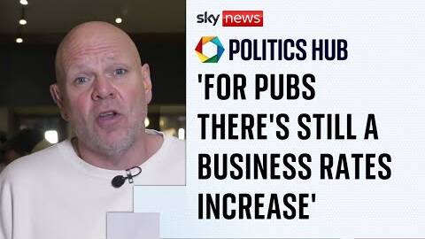 Michelin-starred chef and pub owner Tom Kerridge: 'For pubs there's still a business rates increase'