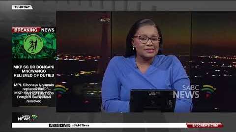 uMkhonto weSizwe Party sacks Bongani Mncwango: Ayanda Mhlongo shares more