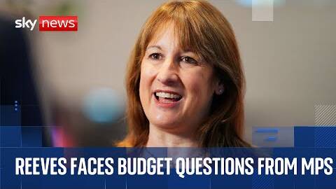 Rachel Reeves answers questions from MPs about the budget