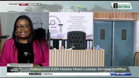 Madlanga Commission | Suspended KZN Hawks Head Lesetja Senona testifies: Canny Maphanga updates