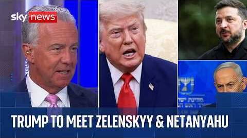 Military analyst Sean Bell previews Trump's meetings with Zelenskyy and Netanyahu