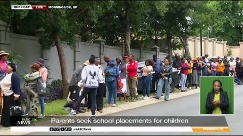 Hundreds of frustrated parents at Education District offices in Morningside