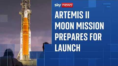 We're confident - but we won't launch unless we're 100%, NASA boss tells Sky News