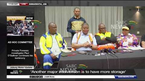 Deputy Minister of Water and Sanitation David Mahlobo updates on Joburg Water challenges