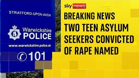 Two teen asylum seekers convicted of rape of 15-year-old named