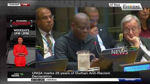 Lamola speaks as UNGA marks 25 years of Durban Anti-Racism Declaration