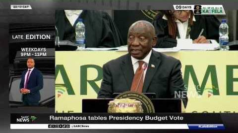 Ramaphosa tables Presidency Budget Vote