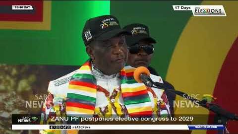 ZANU PF postpones elective congress to 2029