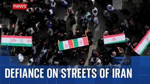 'Curse be upon your ancestors Trump': Defiance on the streets of Iran as war continues