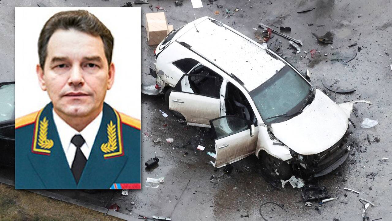 Russian general killed by car bomb and Moscow blames Ukraine