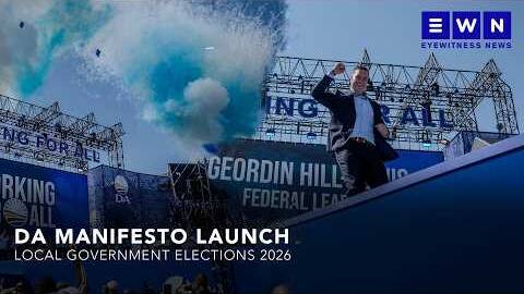 DA Manifesto Launch: Hill-Lewis makes three promises to South Africans