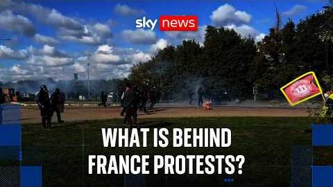 How student protests escalated into violent clashes across France