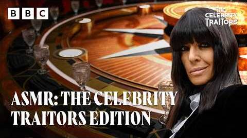 60 ASMR minutes of pure Claudia Winkleman STALKING The Celebrity Traitors Round Table - BBC