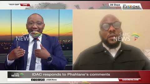 IDAC responds to Phahlane's comments