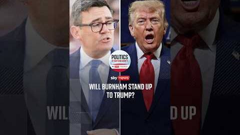 Will Andy Burnham stand up to Donald Trump?