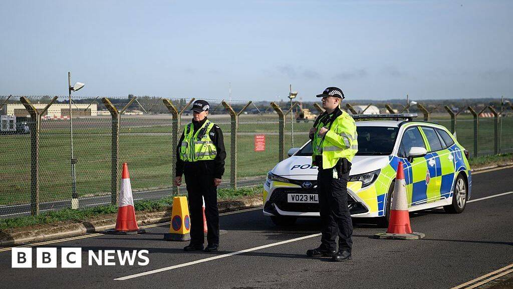 Two re-arrested on suspicion of assisting Iran intelligence after RAF Fairford incident