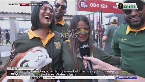 Fans predict the score ahead of the highly-anticipated Springboks vs Wales clash