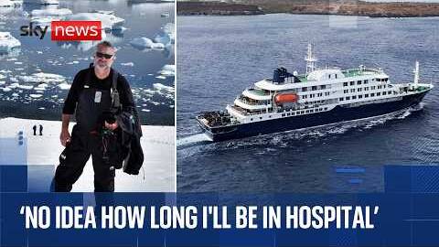 Cruise ship hantavirus | UK patient tells Sky News he has 'no idea' how long he'll be in hospital