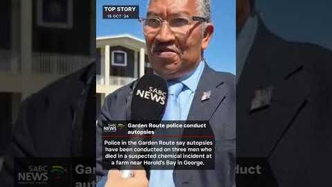 Garden Route police conduct autopsies