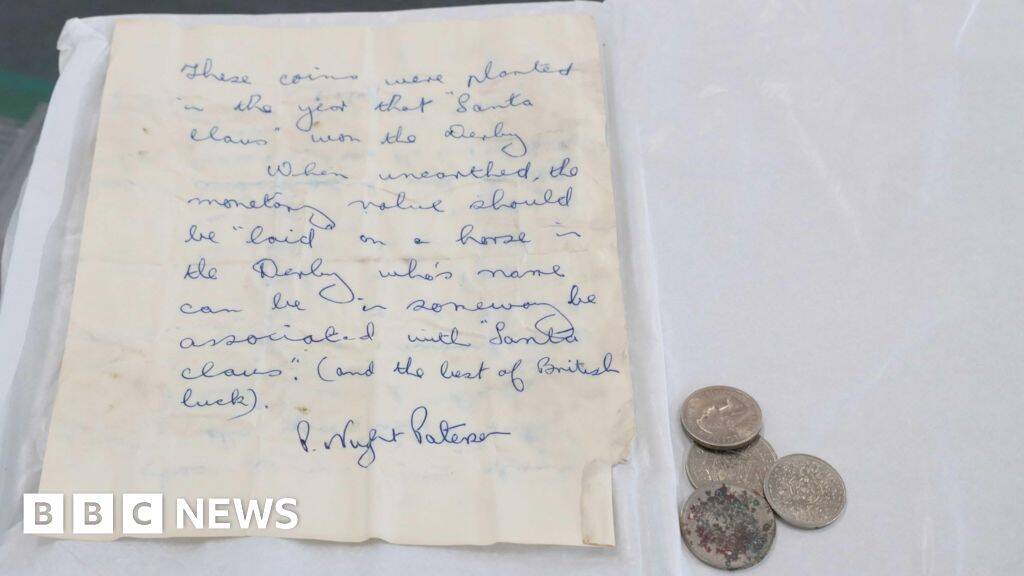 Builder wins bet on Epsom Derby thanks to 'spooky' time capsule tip