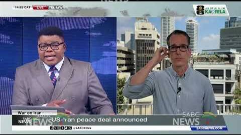 Israel-Iran Conflict | US-Iran peace deal - Blake Sifton reports from Tel Aviv