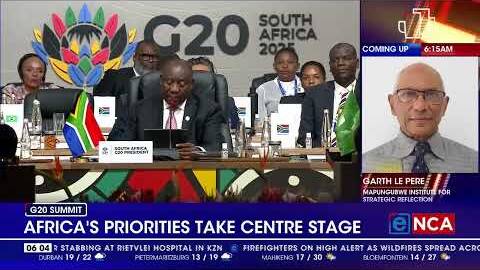 Africa’s priorities take centre stage at G20 summit