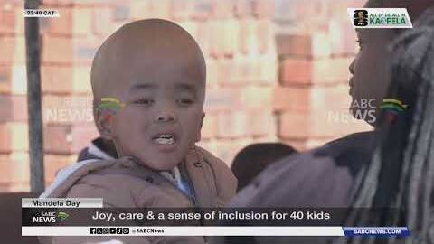 Mandela Day | Joy, care & a sense of inclusion for 40 kids