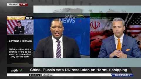 China, Russia veto UN resolution on Hormuz shipping