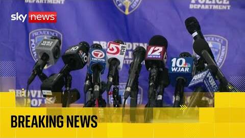 US Police news conference on Brown University shooting investigation