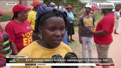 LGE 2026 | EFF Leader takes election campaign to Zwelisha, MP