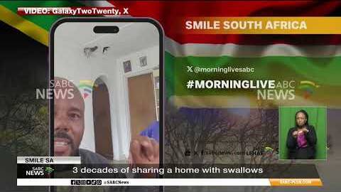 Smile South Africa | Three decades of sharing a home with swallows