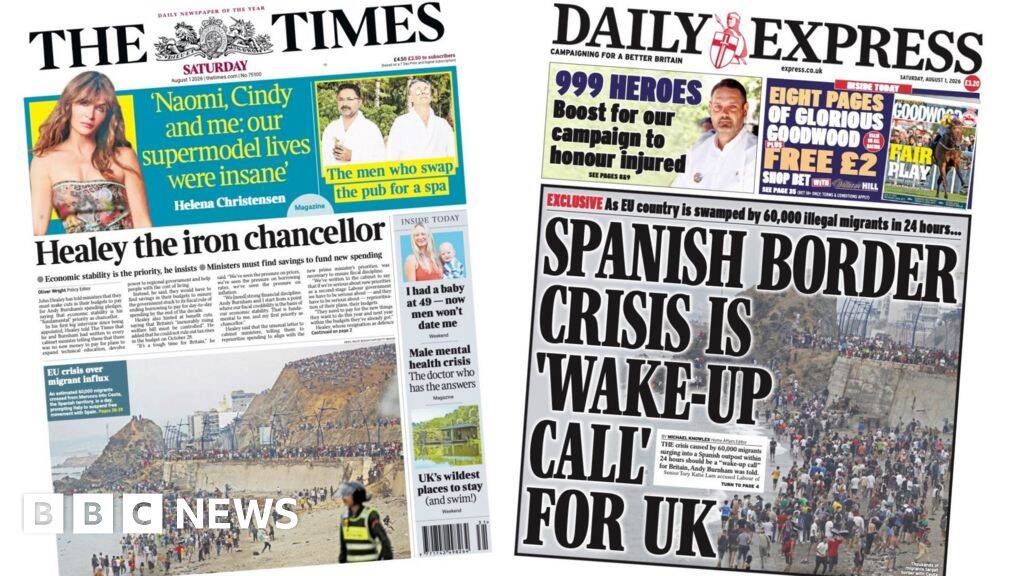 'Spanish border crisis' and 'iron chancellor'