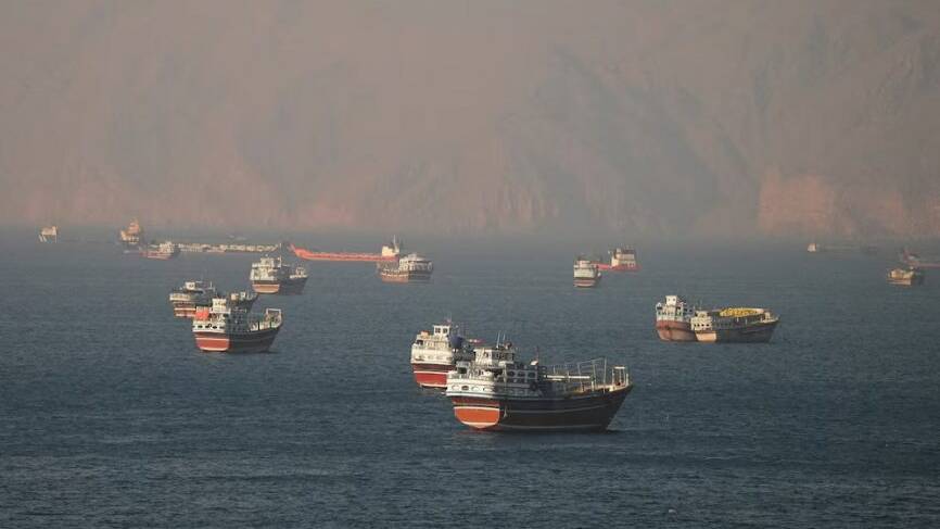 Iran fires missiles at commercial ships in Strait of Hormuz