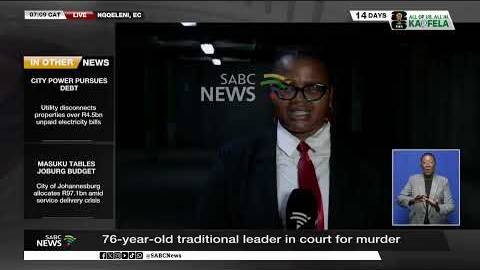 76-year-old traditional leader in court for murder