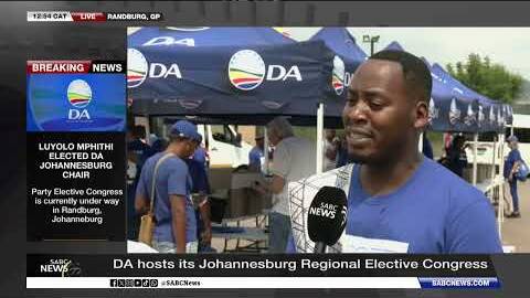 DA JHB | Luyolo Mphithi is the newly elected DA Johannesburg Chair