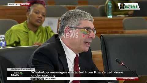 Madlanga Commission | Tenders, Mashazi's R3m London trip in Khan's chats