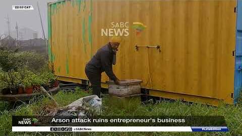 Arson attack ruins entrepreneur's business