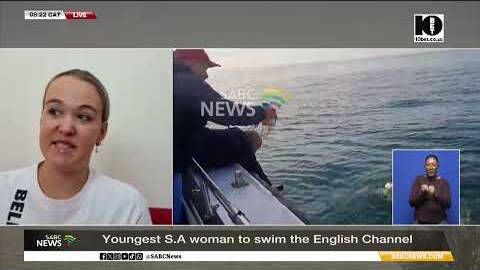 Youngest SA woman to swim the English Channel