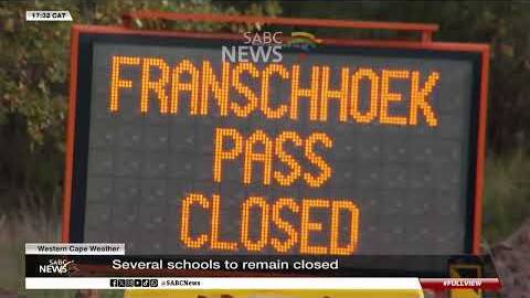 Western Cape Weather | Several schools to remain closed