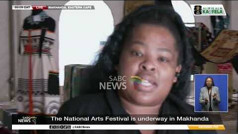 Artisanal crafts on display at the National Arts Festival in Makhanda