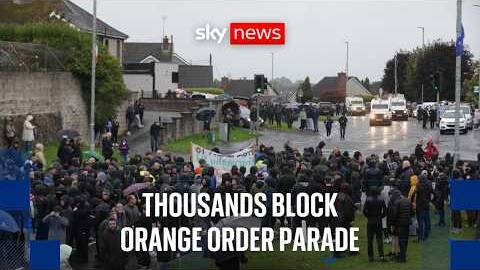 Portadown standoff: Orange Order parade blocked