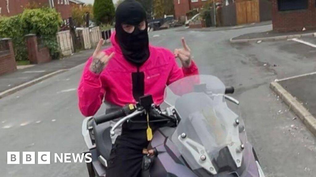 Motorbike thieves on TikTok
