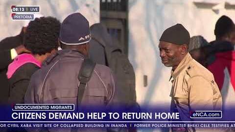 Nigerians spend weeks outside Pretoria Embassy