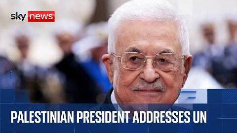 Mahmoud Abbas speaks at UN General Assembly